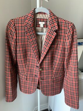 J. Crew School Boy Houndstooth Blazer - 50% Wool